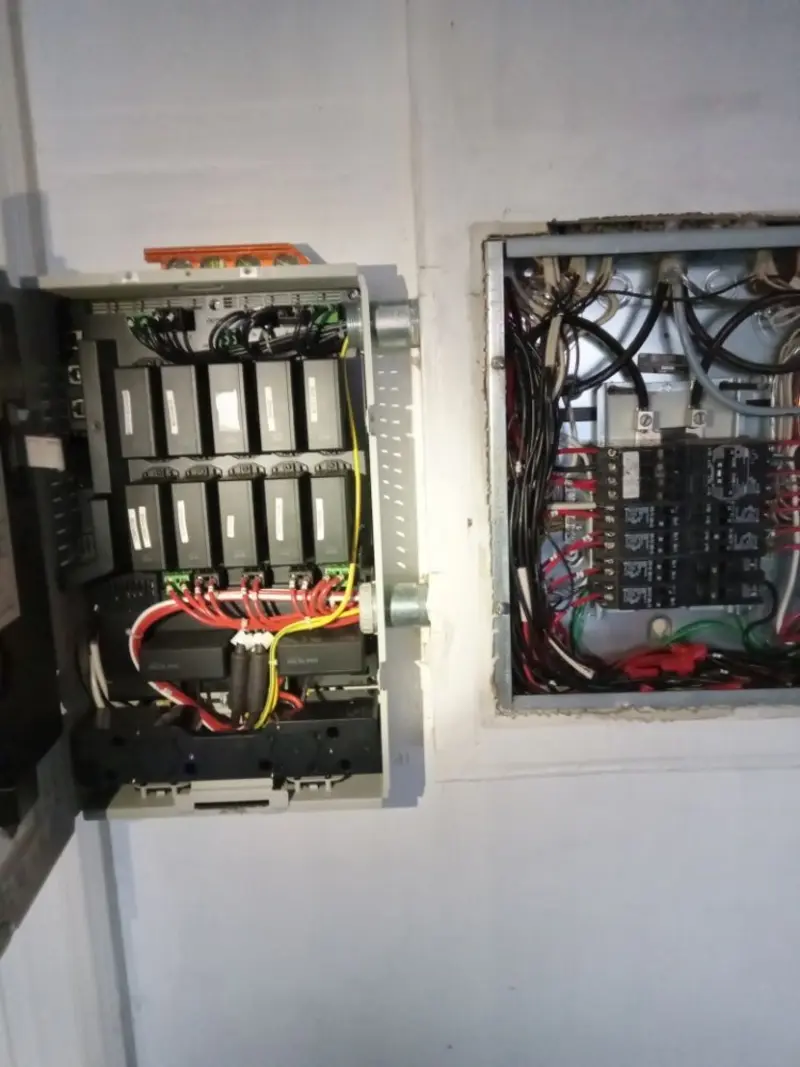 Electrical panel upgrade completed for Commercial Electrician Services in Newton Falls